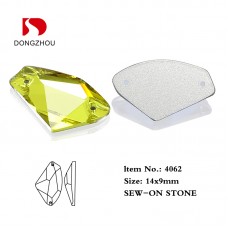 DZ 4062 14*9MM Galactic Flat Back Sew on Stones